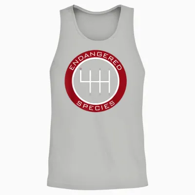 Car Guy, Mechanic, Endangered Species, Manual Shifter Unisex Tank Top - Ash