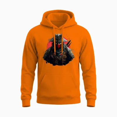 Samouraï Unisex Hoodie - Safety Orange