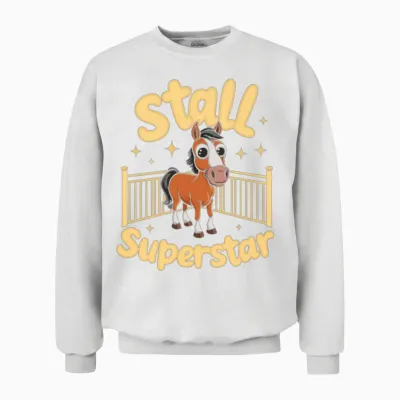 Horses and Humor for Every Horse Lover And Unisex Sweatshirt - White