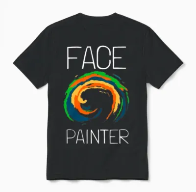 Face Painter and Face Painting Unisex T-Shirt - Black