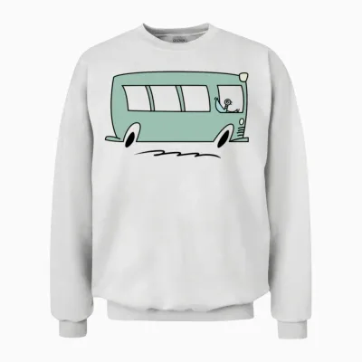 Pigeon Drive the Bus Unisex Sweatshirt - White
