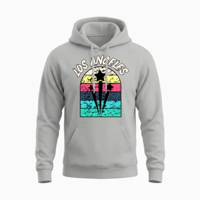 Los Angeles Unisex Hoodie - Ash