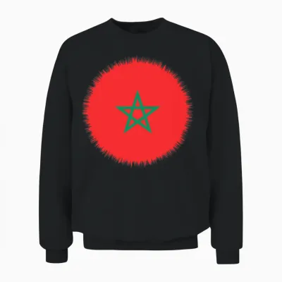 Maroc Unisex Sweatshirt - Black