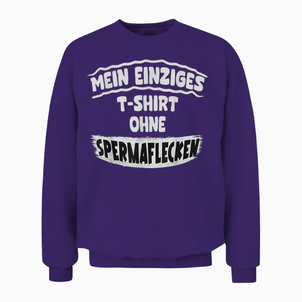 Lustiger Spruch - Sex Spruch Unisex Sweatshirt in Purple