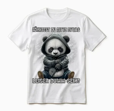 Could You Please Be Something Quiet Stupid? Funny Sarcasm Unisex T-Shirt - White
