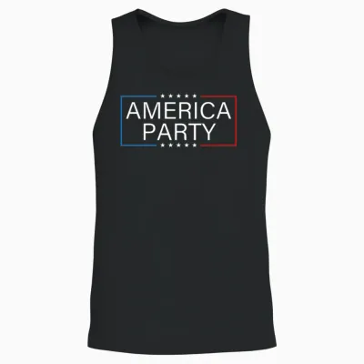 America Party 2025 New Political Party Unisex Tank Top - Black