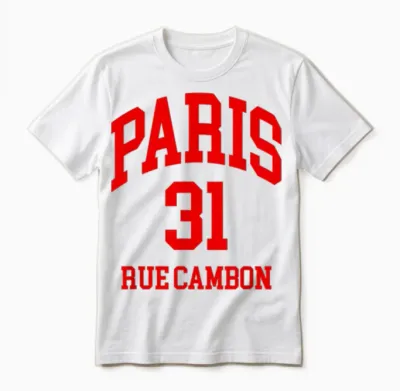 Paris Geschenk Paris 31 Rue Cambon, Eiffelturm Reise Damen Unisex T-Shirt - White
