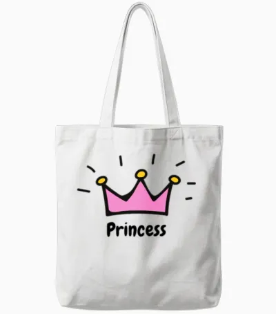 Princess Tote Bags - White