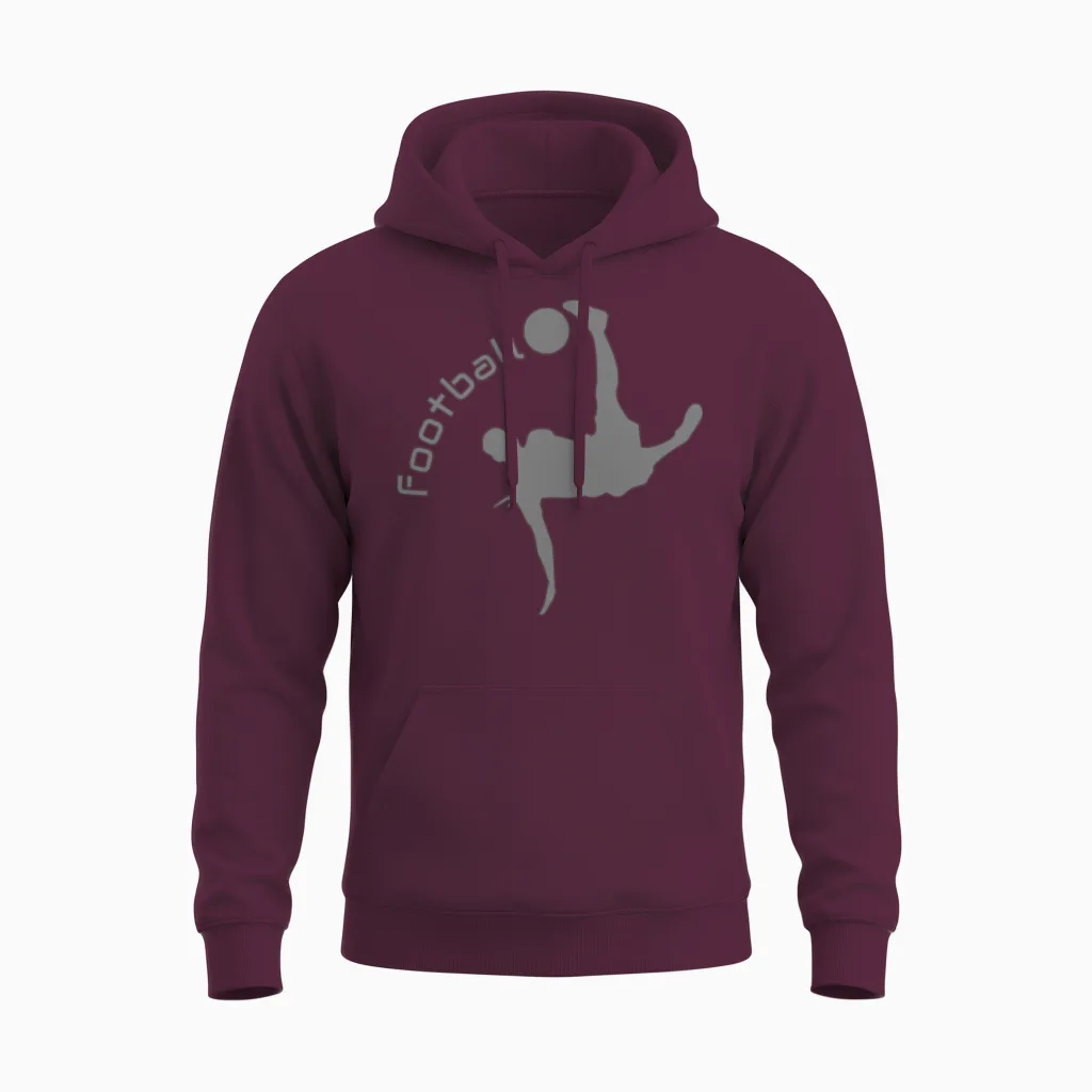 Football Fanclub Unisex Hoodie in Maroon