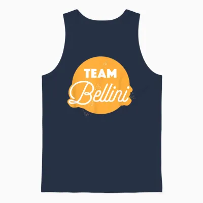 Team Bellini · Sommerdrink Retro Unisex Tank Top - Navy