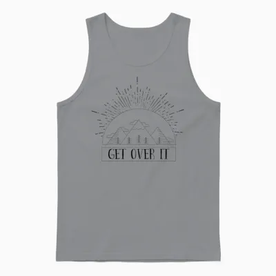 Hiking Get Over It Unisex Tank Top - Sport Grey