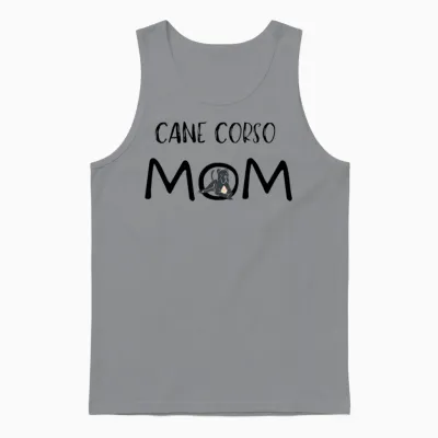 Cane Corso Dog, Dog of Mom Unisex Tank Top - Sport Grey