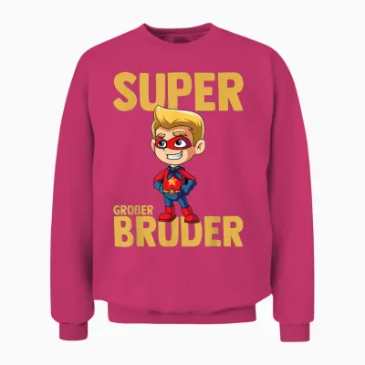 Großer Bruder Superheld Junge Partnerlook Unisex Sweatshirt - Heliconia