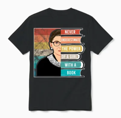 Ruth Bader Ginsburg - Rbg - Notorious - Feminist Unisex T-Shirt - Black
