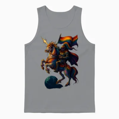 Ride with Pride Unisex Tank Top - Sport Grey