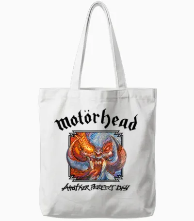 Motörhead Apd Bootleg on White T-Shirt, White Tote Bags - White