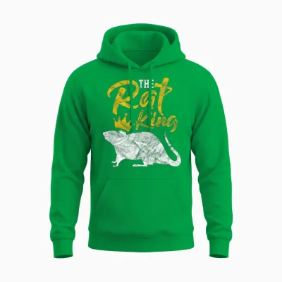 The Rat King Vintage Unisex Hoodie - Irish Green