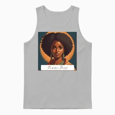 Somali Pure T Shirt - Somali Hoodies Unisex Tank Top - Ash