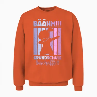 Grundschule Absolvent Abgänger Grundschule Abschluss 2026 Unisex Sweatshirt - Orange
