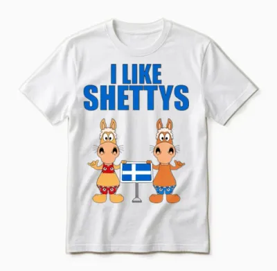 I Like Shettys Horses Pferde Reiten Pferd Horse Unisex T-Shirt - White