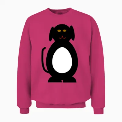 Bw Dog Unisex Sweatshirt - Heliconia