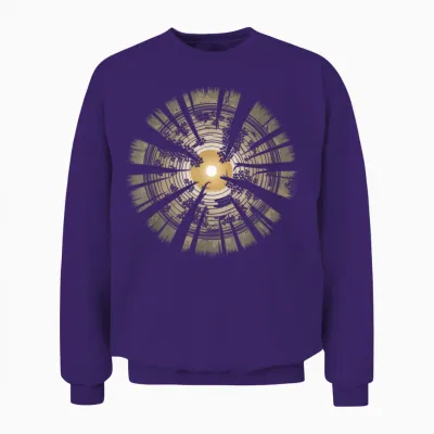 Trees Tshirt Wildlife Nature Vintage Forest Woods Outdoor Unisex Sweatshirt - Purple