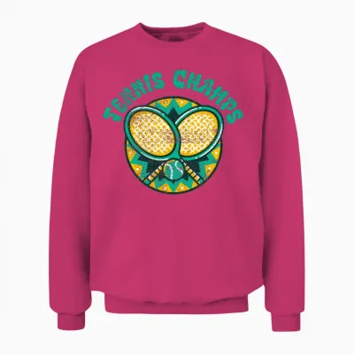 Tennis Champs | Sports Champions Unisex Sweatshirt - Heliconia