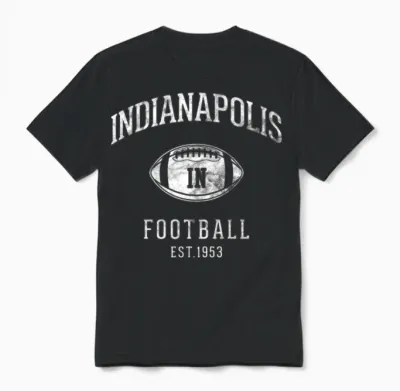 Vintage Football Team Retro Unisex T-Shirt - Black