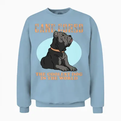 Cane Corso the Coolest Dog Dogs Owner Unisex Sweatshirt - Light Blue