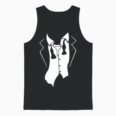 Funny Tuxedo Tux After Party Tuxedo Wedding Gifts Unisex Tank Top - Black