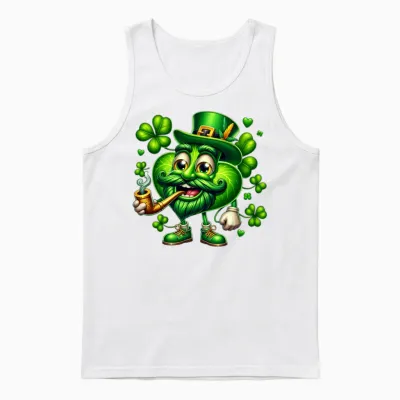 Funny Irish Unisex Tank Top - White