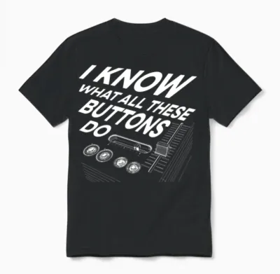 Detroit Techno House Music Festival Buttons Edm Unisex T-Shirt - Black