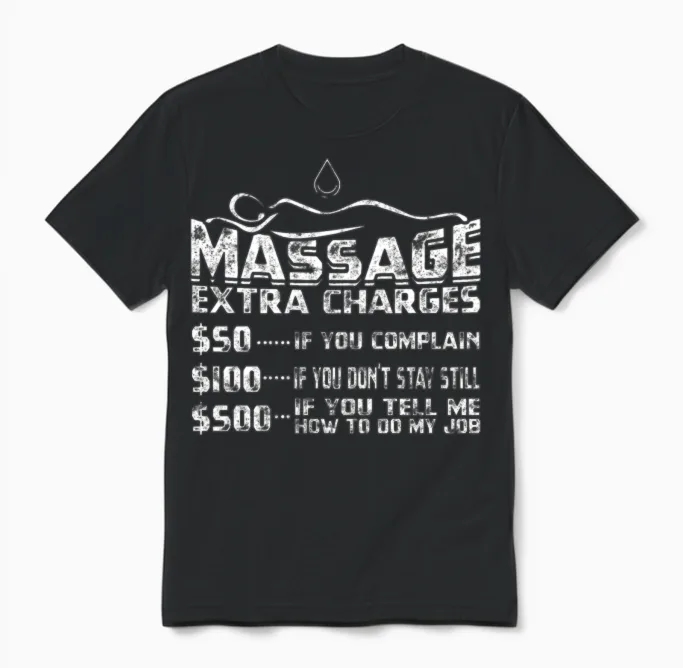 Therapy Massage Muscle Massage Therapist Unisex T-Shirt in Black