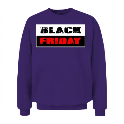 Black Friday Unisex Sweatshirt - Purple
