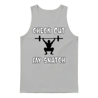 Check Out My Snatch Unisex Tank Top - Ash – 1