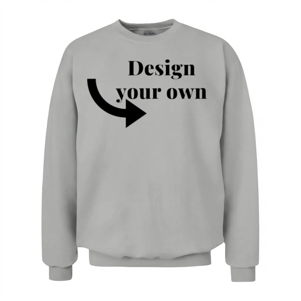 Design Your Own Unisex Sweatshirt - Ash