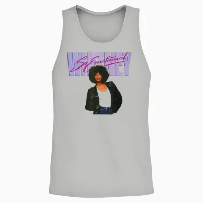 Officiel Official Whitney Houston So Emotional Iconic Unisex Tank Top - Ash
