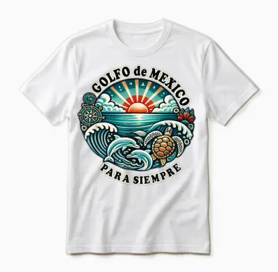 Golfo De México Para Siempre Mantén El Nombre Unisex T-Shirt - White