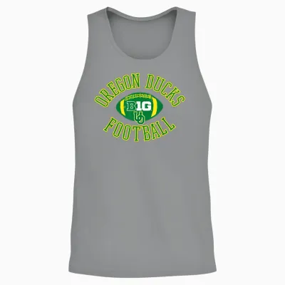Oregon Ducks Big 10 Football Huddle Officially Licensed Unisex Tank Top - Sport Grey
