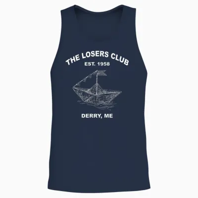 Der Club Der Verlierer, Est. 1958 Derry, Me Apparel Unisex Tank Top - Navy