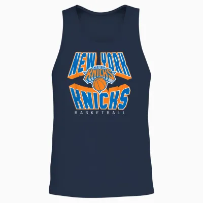 Der Nba-Offizielle Lässt Die New York Knicks in Die Luft Sprengen Unisex Tank Top - Navy