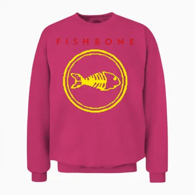 Fishbone Unisex Sweatshirt - Heliconia