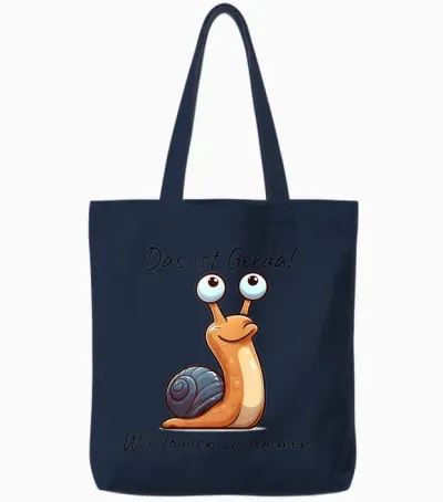Läufer & Joggen Geschenkideen Das Ist Gerda Wir Joggen Zusammen Langsam Läufer Spruch T-Shirt Unisex Weiß Small Eu 38-40 Cartoon Crew-Kragen Kurzarm 1 Count Tote Bags - Navy