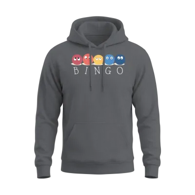 Bingo Unisex Hoodie - Charcoal