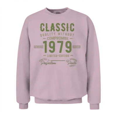 Classic 1979 – Timeless Vintage Edition Unisex Sweatshirt - Light Pink