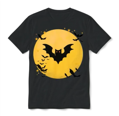 Comfort Colors Cute Halloween Ghost Unisex T-Shirt - Black