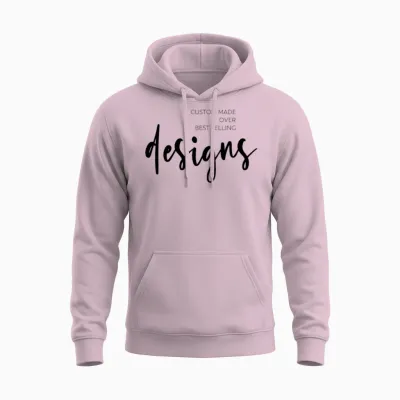 Custom Made Over Best Selling Designs Unisex Hoodie - Light Pink