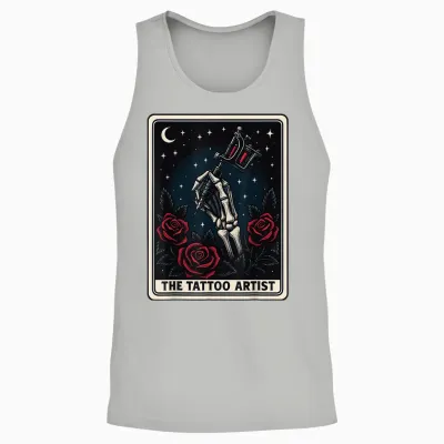 The Tattoo Artist Unisex Tank Top - Ash