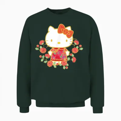 Hello Kitty Happy Lunar New Year Unisex Sweatshirt - Forest