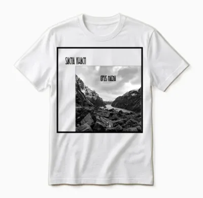 Opus Magma by Sacha Kwach Unisex T-Shirt - White